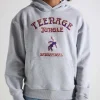 Sabbatical Teenage Jungle Hoodie Heather Grey