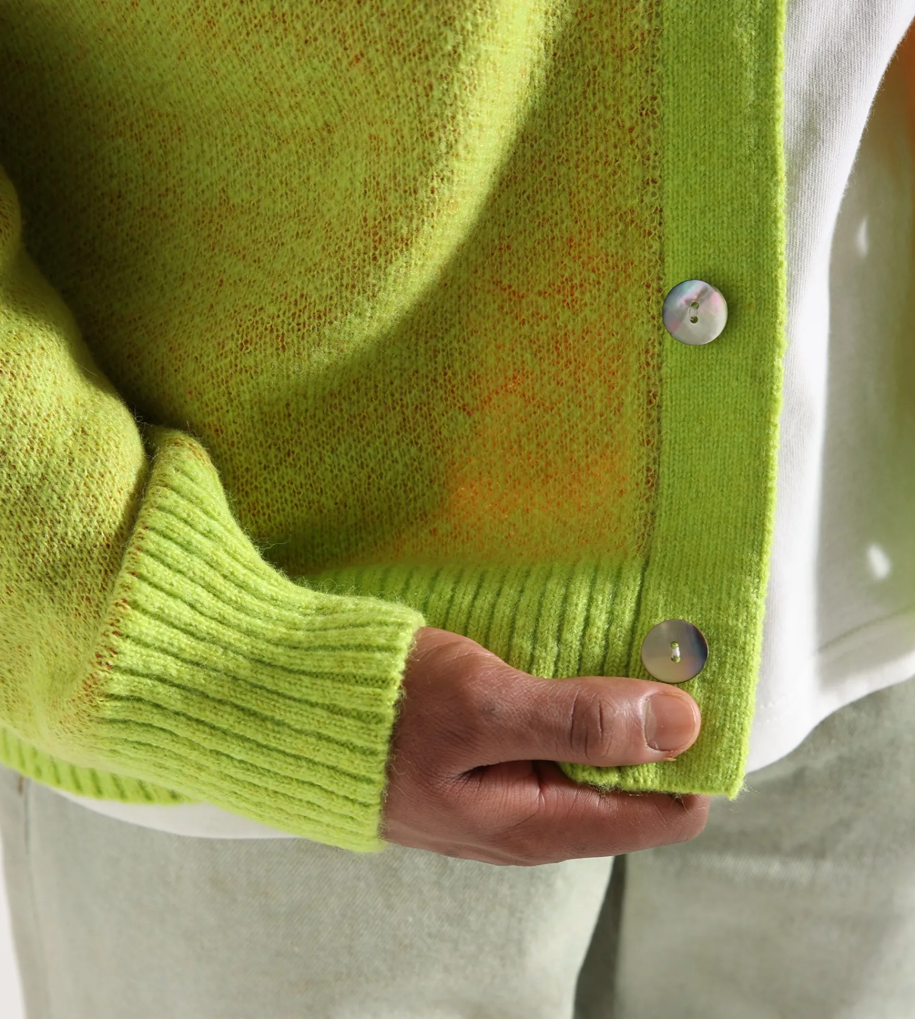 Sabbatical Trip Cardigan Kiwi Green