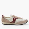 Saucony Trainer 80 Beige Burgundy