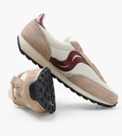Saucony Trainer 80 Beige Burgundy