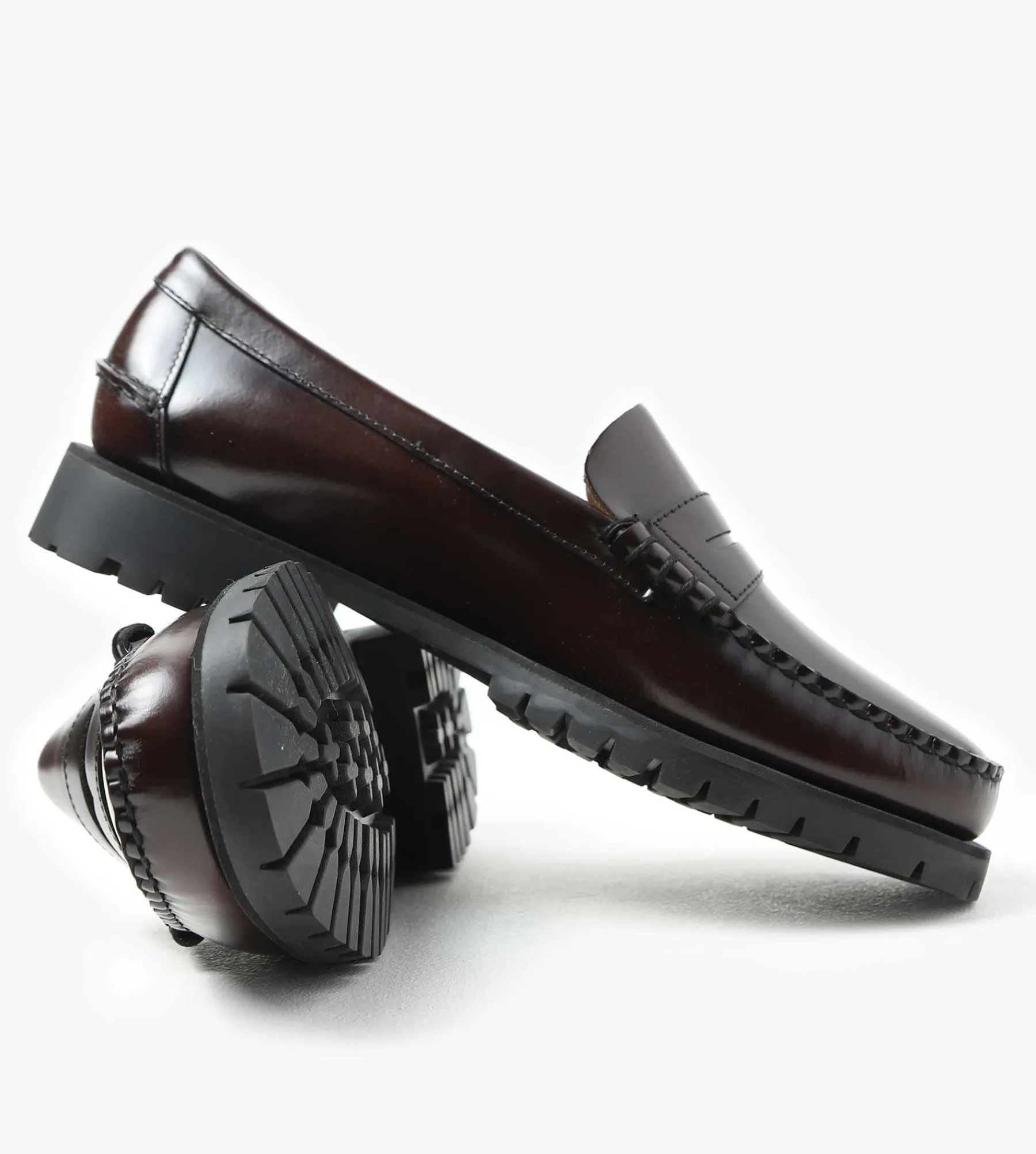 Sebago Dan Lug Brown Burgundy
