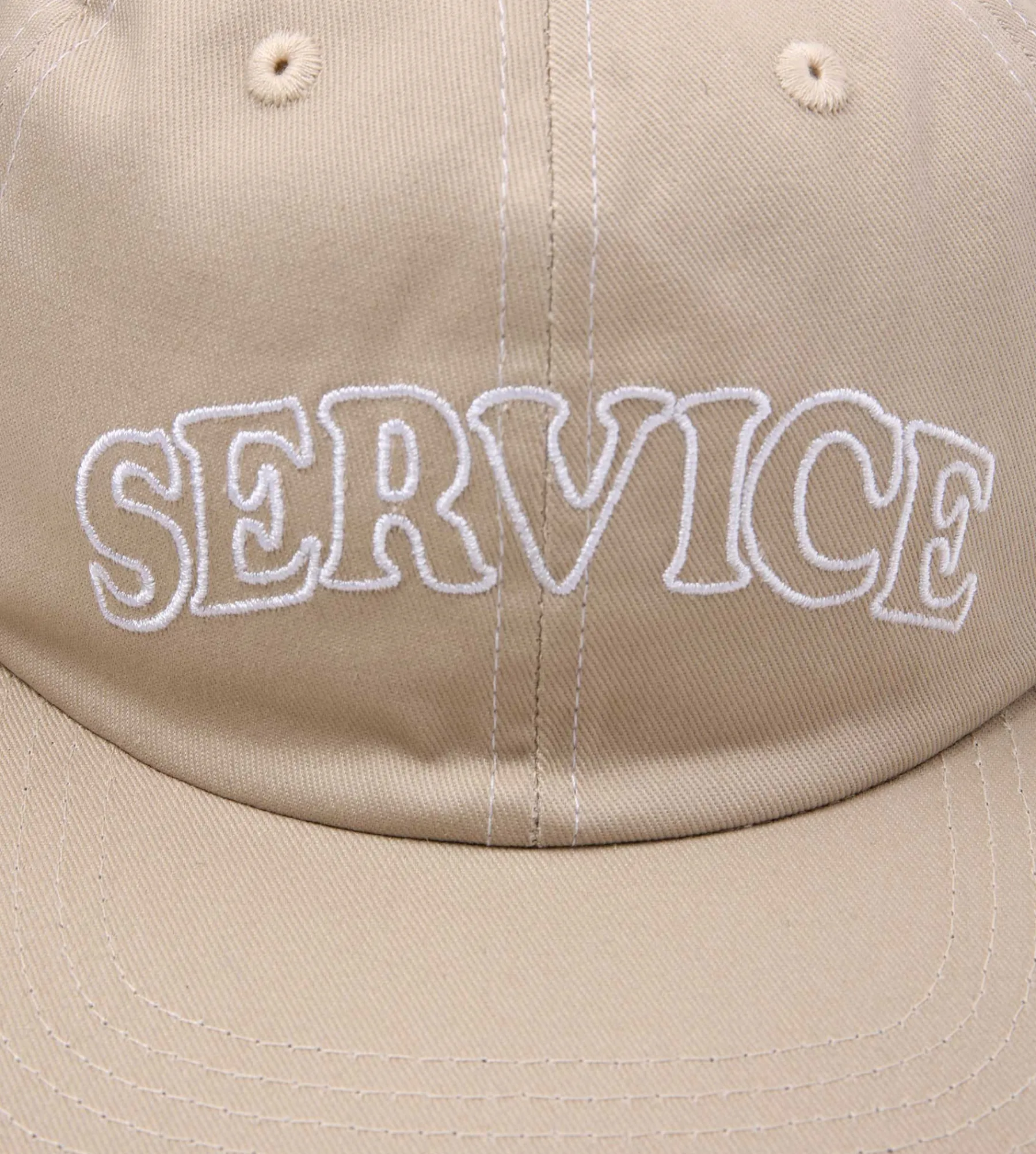 Service Works Arch Logo Cap Contrast Stitch Bone