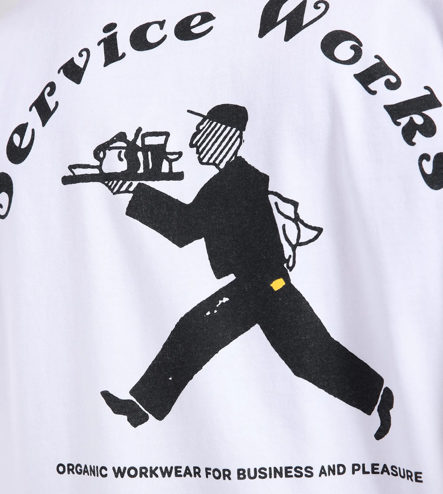 Service Works Waiter Tee White
