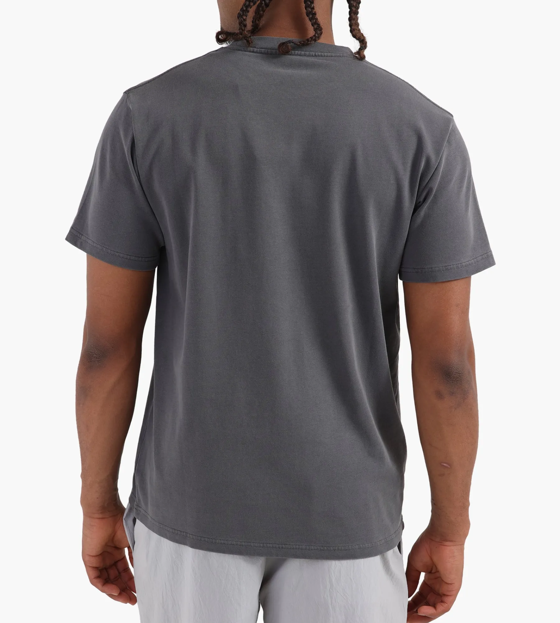 Snow Peak Recycled Cotton Dyed T-Shirt SP Charcoal