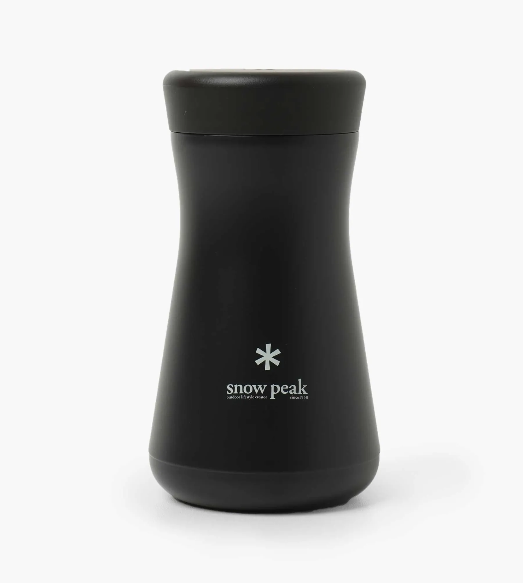 Snow Peak Stainless Vacuum Bottle Tsuzumi 350 Black Black