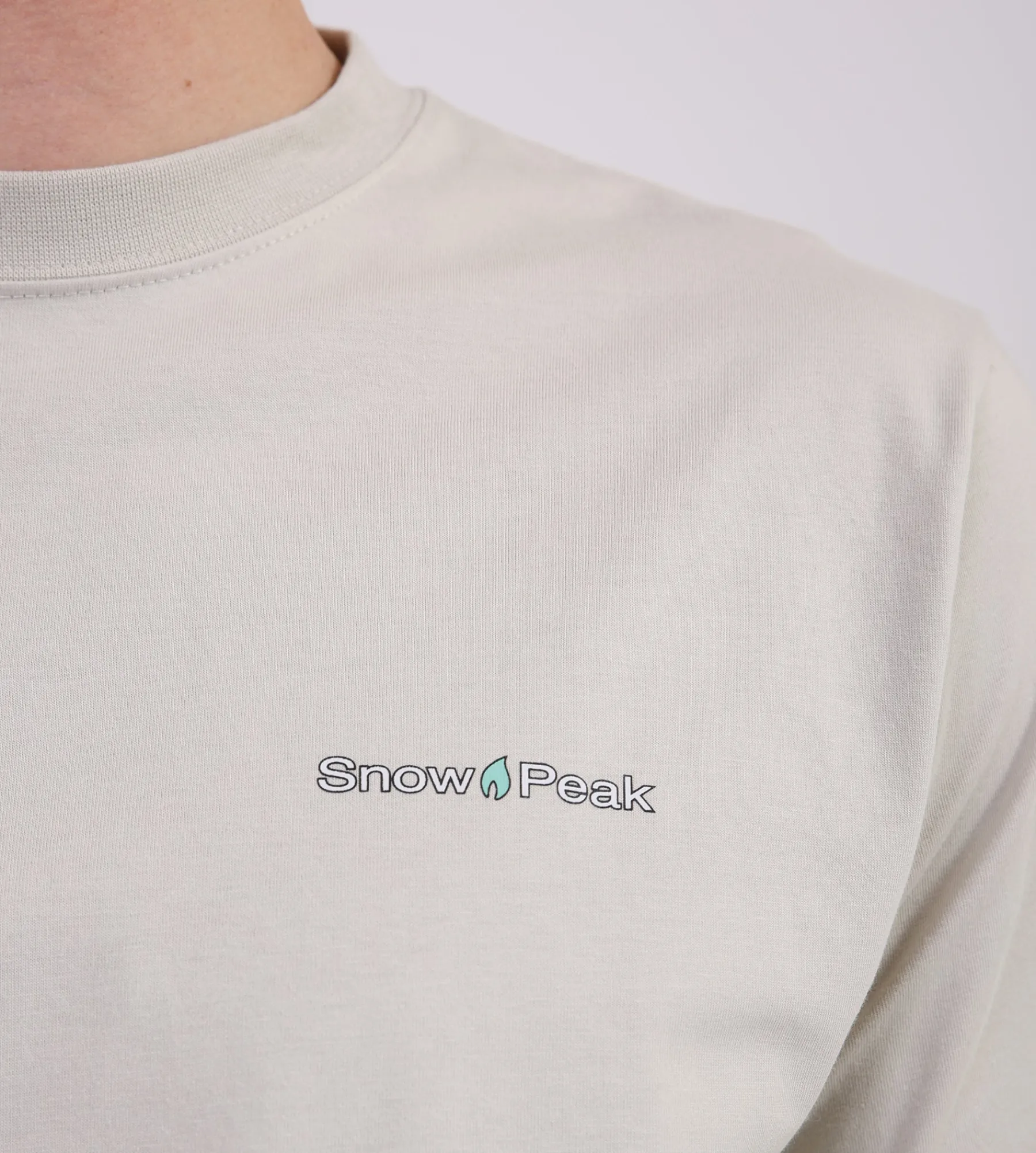 Snow Peak Warm Oneself T-Shirt Light Beige