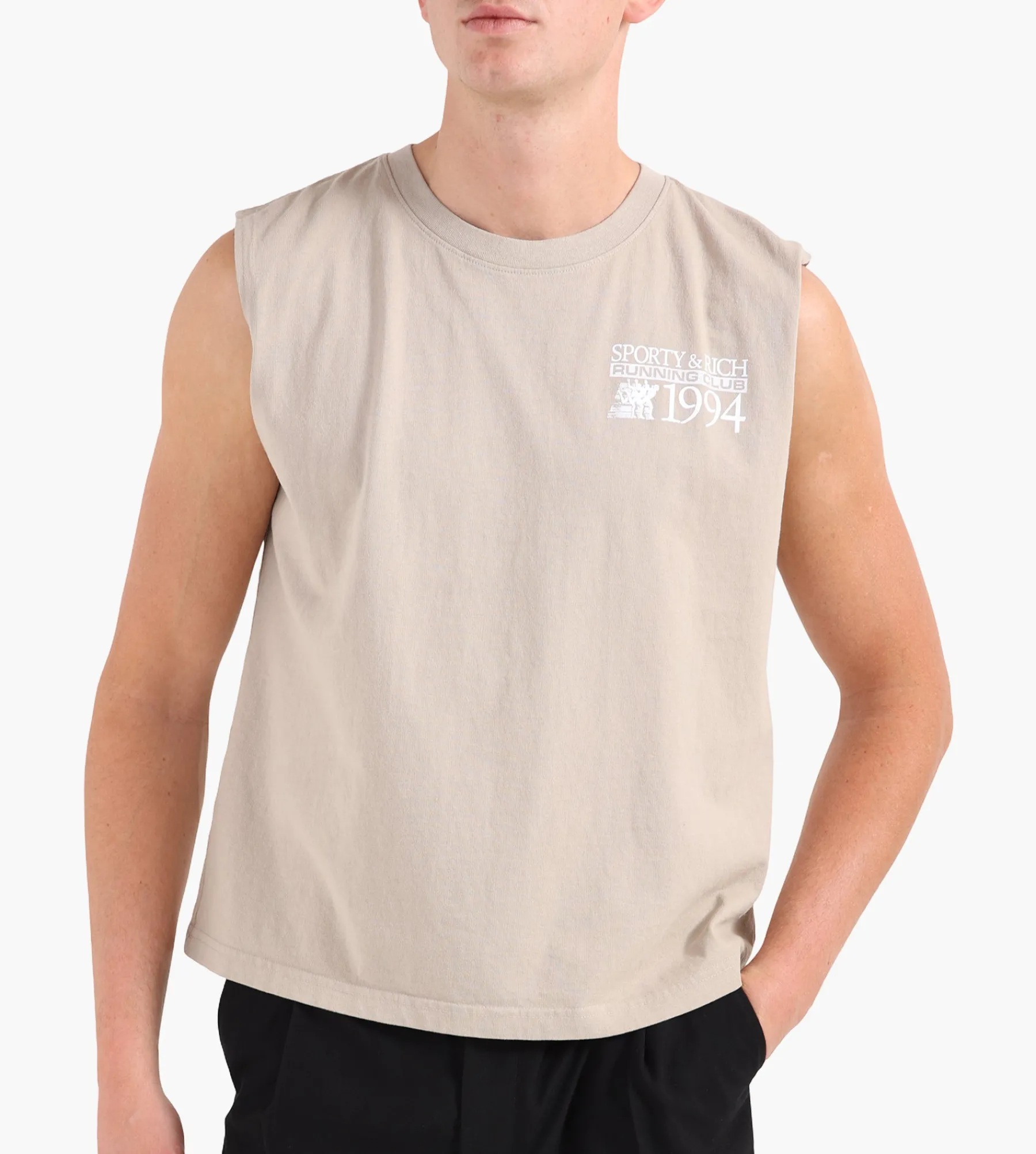 Sporty & Rich Finish Line Muscle Tee Elephant
