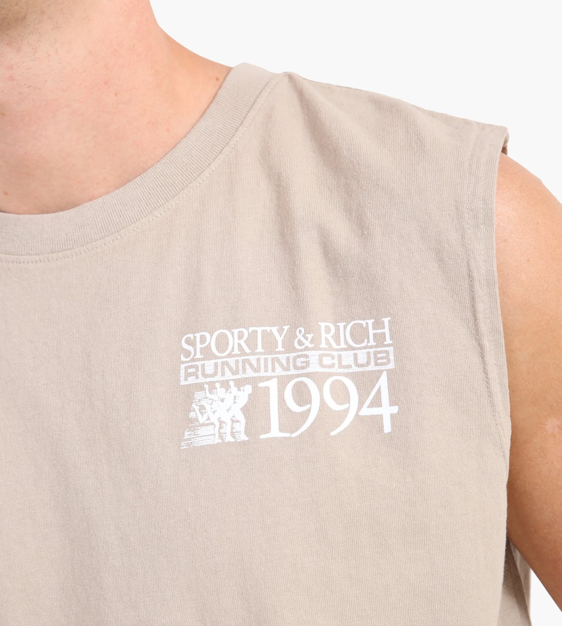 Sporty & Rich Finish Line Muscle Tee Elephant