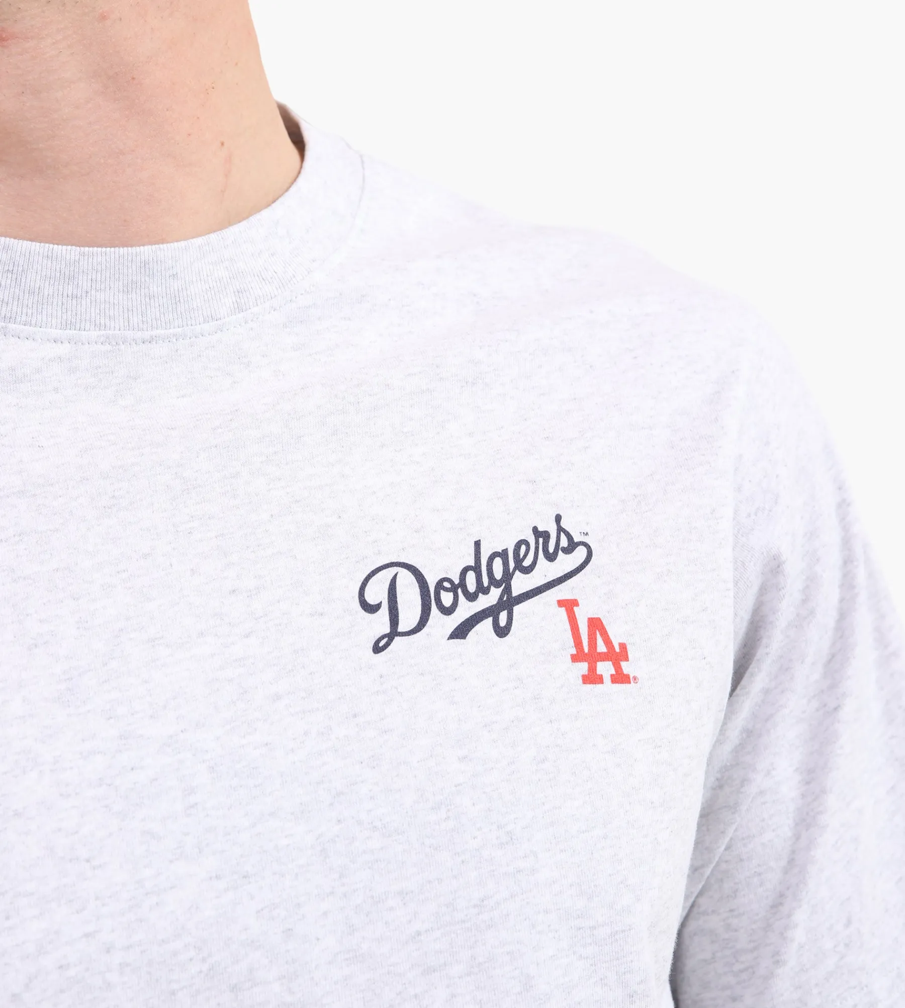 Sporty & Rich LA Dodgers Serif T-Shirt Heather Gray