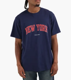 Sporty & Rich New York Ivy T-Shirt Dark Navy