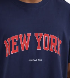 Sporty & Rich New York Ivy T-Shirt Dark Navy