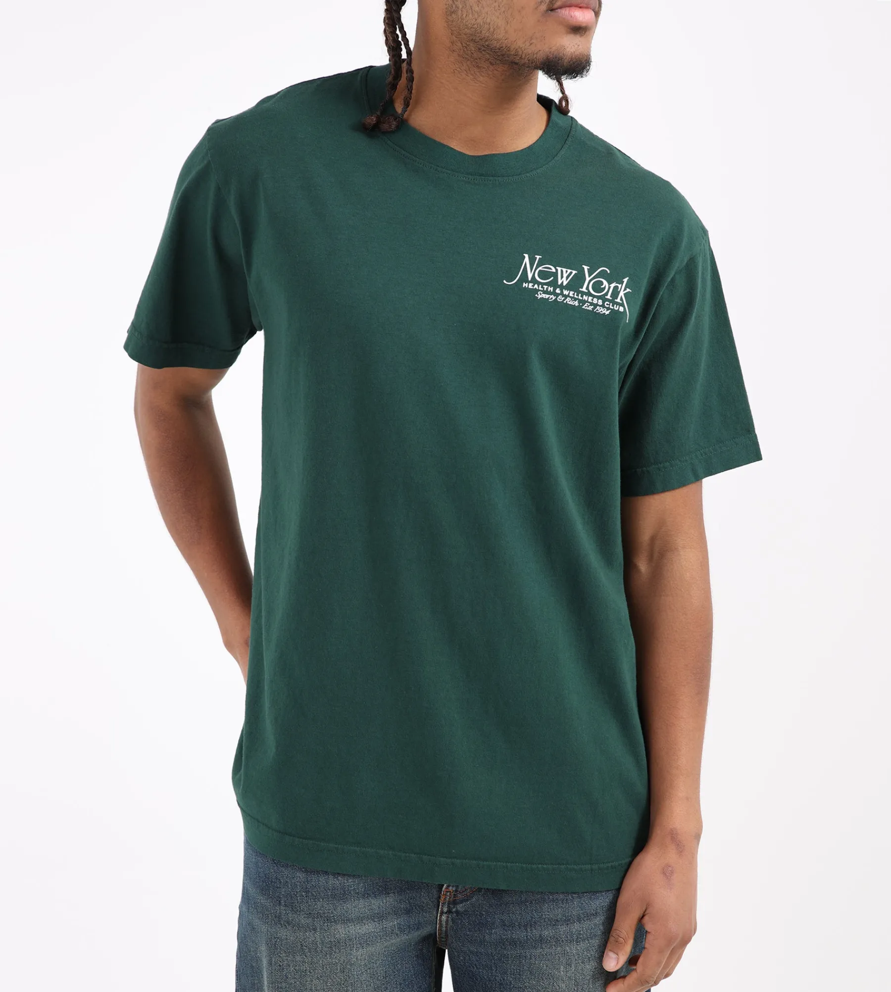 Sporty & Rich NY 94 T-Shirt Forest