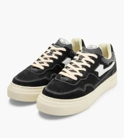 Stepney Workers Club Pearl S-Strike Suede Black White