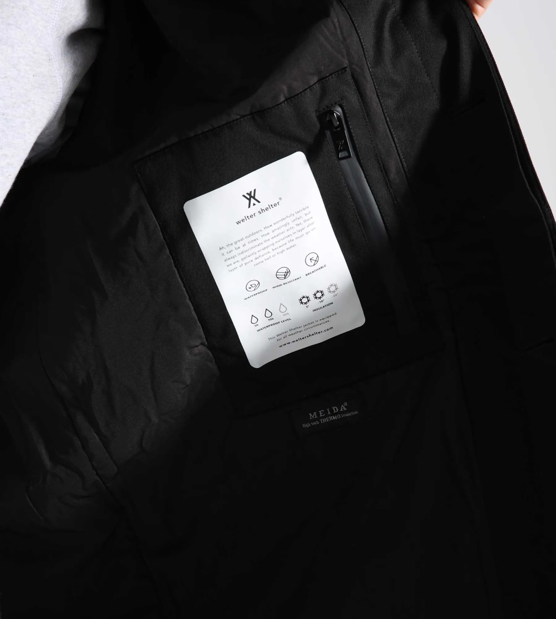 Welter Shelter Joba Carcoat Nin Spin Black