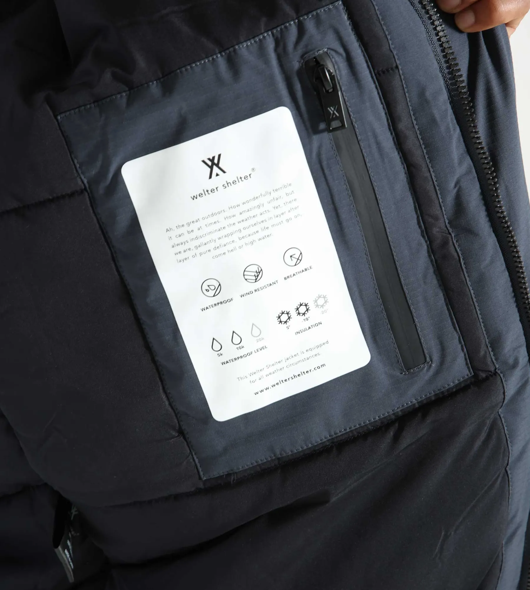 Welter Shelter K-Sea Jacket New Steel Blue