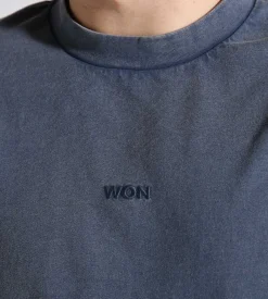 Won Hundred Staff Boxy Tee Washed Dark Denim