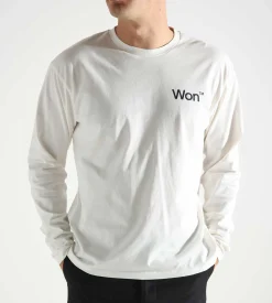 Won Hundred The Staff Tee Longsleeve M White
