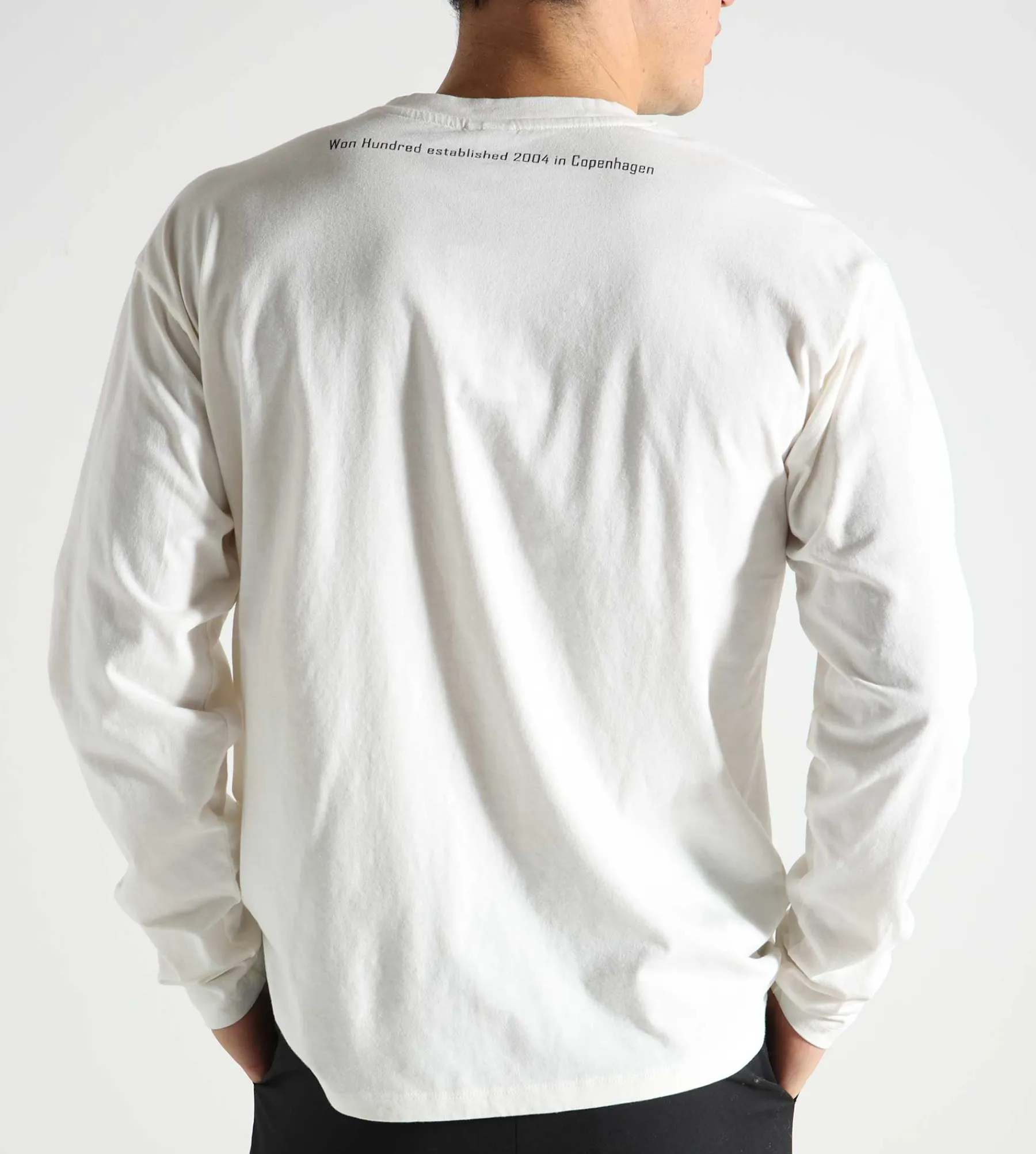 Won Hundred The Staff Tee Longsleeve M White